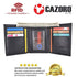 Slim RFID Blocking Trifold Wallet for Men - Genuine Leather by Cazoro RFID611295